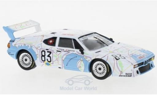 Modelauto Bmw M1 1980 No.83 24h Le Mans D.Pironi/D.Quester/M.Mignot 1/43 IXO