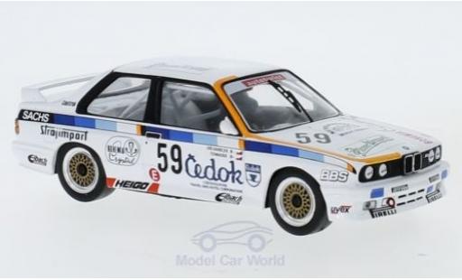 Modelauto Bmw M3 etcc (E30) No.59 1988 O.Vanicek/V.Tomasek 1/43 IXO