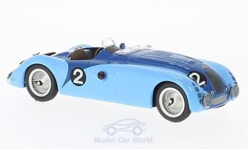 Modelauto Bugatti 57 G (course) Type RHD No.2 24h Le Mans 1937 J-P.Wimille/R.Benoist 1/43 IXO