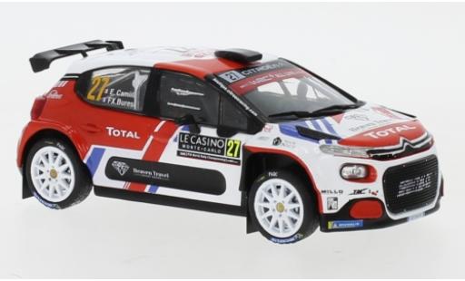 Modelauto Citroen C3 R5 No.27 Rally WM Rally Monte Carlo 2020 E.Camilli/X.Buresi 1/43 IXO