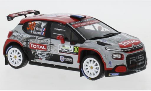 Modelauto Citroen C3 R5 No.30 Rally WM Rally Monza 2020 Y.Rossel/B.Fulcrand 1/43 IXO