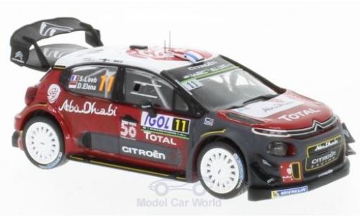 Modelauto Citroen C3 WRC No.11 Rally WM Rally Tour de Corse 2018 S.Loeb/D.Elena 1/43 IXO