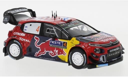 Modelauto Citroen C3 WRC No.4 Red Bull Rally Finnland 2019 E.Lappi/J.Ferm 1/43 IXO
