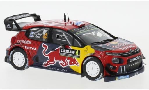 Modelauto Citroen C3 WRC No.4 Red Bull Rally Zweden 2019 E.Lappi/J.Ferm 1/43 IXO