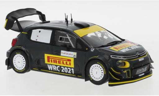 Modelauto Citroen C3 WRC Rally WM Rally Sardinien 2020 P.Solberg/A.Mikkelsen 1/43 IXO