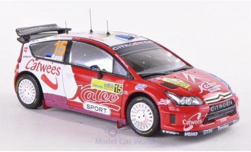 Modelauto Citroen C4 WRC No.15 Kalev Sport Rally WM Rally Griechenland 2008 /K.Sikk 1/43 IXO
