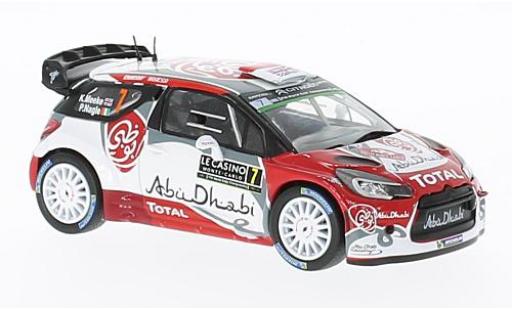 Modelauto DS Automobiles DS3 WRC Citroen No.7 Abu Dhabi Rally WM Rally Monte Carlo 2016 K.Meeke/P.Nagle 1/43 IXO