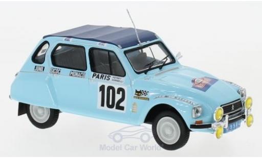 Modelauto Citroen Dyane course No.102 Rally WM Rally Monte Carlo 1976 M.Peyret/J.J.Cornelli 1/43 IXO