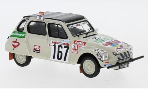 Modelauto Citroen Dyane course No.167 Rally Paris Dakar 1979 C.Sandron/P.Alberto 1/43 IXO