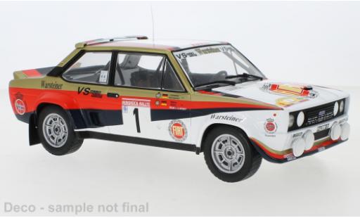 Modelauto Fiat 131 Abarth No.1 Team AA Sport Warsteiner Rally Hunsr&Atilde;&frac14;ck 1980 W.R&Atilde;&para;hrl/C.Geistd&Atilde;&para;rfer 1/18 IXO