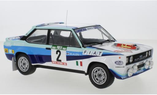 Modelauto Fiat 131 Abarth No.2 Rally WM Rally Portugal 1980 M.Alen/I.Kivimaki 1/18 IXO