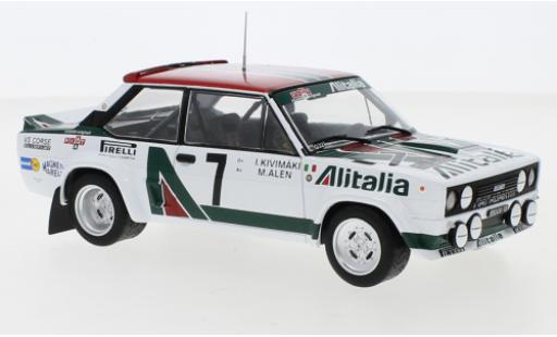 Modelauto Fiat 131 Abarth No.5 Rally Acropolis 1978 W.R&Atilde;&para;hrl/C.Geistd&Atilde;&para;rfer 1/24 IXO