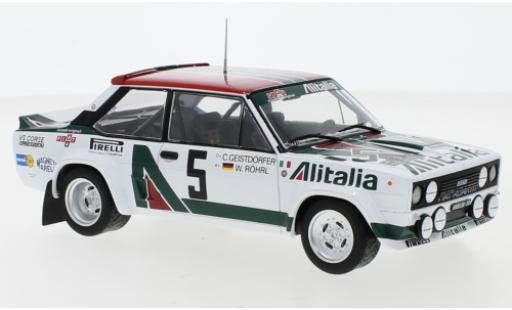 Modelauto Fiat 131 Abarth No.7 Rally Acropolis 1978 M.Alen/I.Kivimaki 1/24 IXO