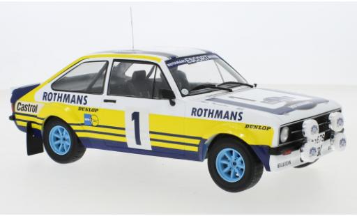 Modelauto Ford Escort RS 1800 MK II No.1 Rally Acropolis 1979 B.Waldegard/H.Thorszelius 1/18 IXO