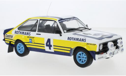 Modelauto Ford Escort RS 1800 MK II No.4 Rally Acropolis 1979 H.Mikkola/A.Hertz 1/18 IXO