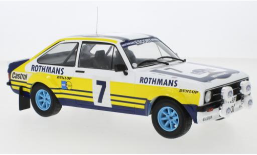 Modelauto Ford Escort RS 1800 MK II No.7 Rally Acropolis 1979 R.Clark/J.Porter 1/18 IXO