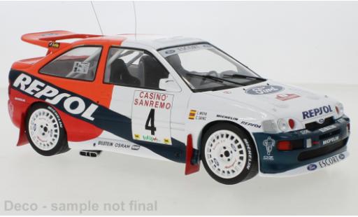 Modelauto Ford Escort Cosworth RS No.4 Repsol Rally San Remo 1996 C.Sainz/L.Moya 1/18 IXO