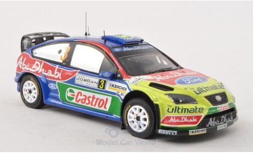 Modelauto Ford Focus RS 07 No.3 WRC Rally Jordanien 2008 M.Hirvonen/J.Lehtinen 1/43 IXO