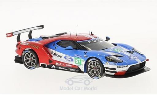 Modelauto Ford GT GTE No.67 24h Le Mans 2017 A.Priaulx/H.Tincknell/P.Derani 1/43 IXO