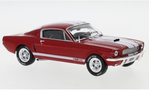 Modelauto Ford Mustang Shelby GT350 GT 350 rood/wit 1965 1/43 IXO
