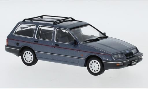 Modelauto Ford Sierra Turnier Ghia metallic grijs 1988 1/43 IXO