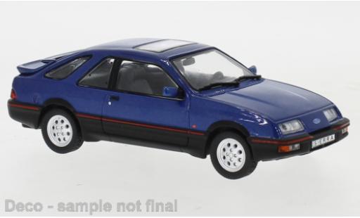 Modelauto Ford Sierra Berline XR 4 metallic blauw 1984 1/43 IXO