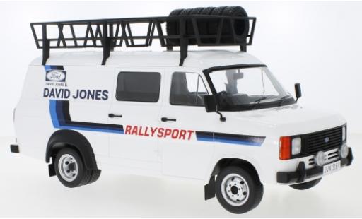 Modelauto Ford Transit Kastenwagen MK II David Jones with roof accessories 1/18 IXO