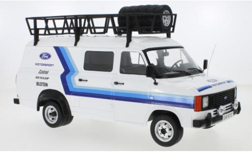 Modelauto Ford Transit Kastenwagen MK II Team with roof accessories 1/18 IXO