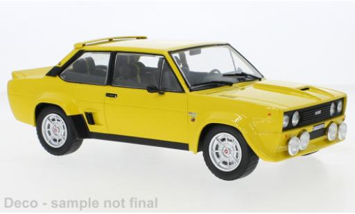 Modelauto Fiat 131 Abarth geel 1980 1/18 IXO