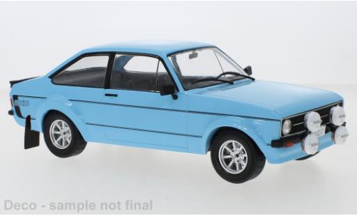 Modelauto Ford Escort RS 1800 MkII RS1800 blauw clair/D&Atilde;&copy;corer 1977 1/18 IXO