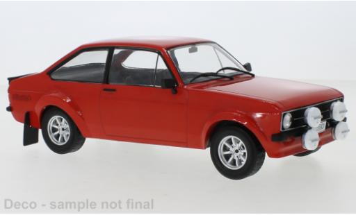 Modelauto Ford Escort RS 1800 MkII RS1800 rood/D&Atilde;&copy;corer 1977 1/18 IXO