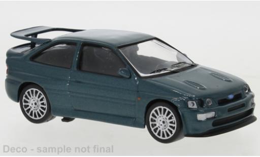 Modelauto Ford Escort Cosworth RS metallic groen 1994 1/43 IXO