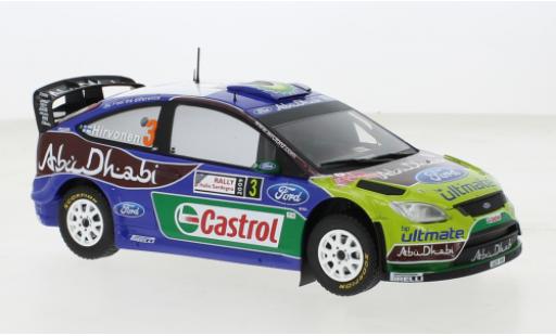 Modelauto Ford Focus RS WRC No.4 Rally Sardinien 2009 1/24 IXO