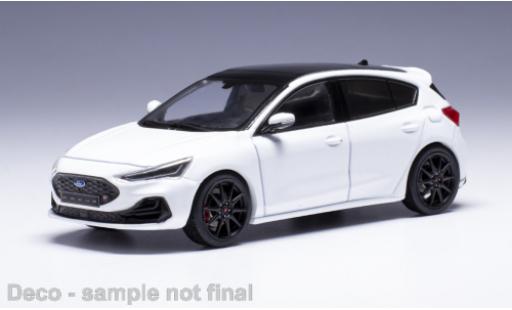 Modelauto Ford Focus ST wit 2022 1/43 IXO
