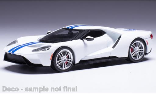 Modelauto Ford GT Berlinetta grijs 2017 1/43 IXO