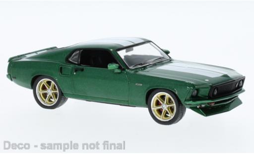 Modelauto Ford Mustang Fastback metallic groen 1969 1/43 IXO