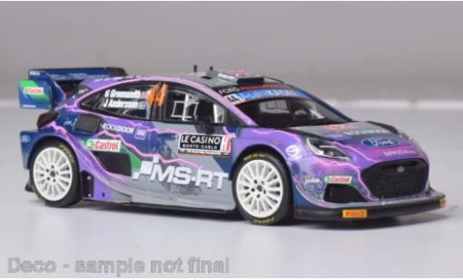 Modelauto Ford Puma Rally1 No.44 WRC Rally Monte Carlo 2022 1/43 IXO