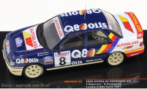 Modelauto Ford Sierra Cosworth RS No.8 Rally RAC Lombard 1991 1/43 IXO
