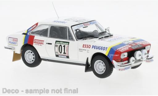 Modelauto Peugeot 504 Rallye Coupe V6 No.1 Rally WM Rally Cote d Ivoire 1978 1/43 IXO