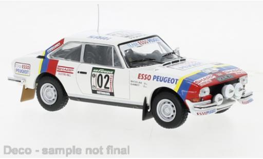 Modelauto Peugeot 504 Rallye Coupe V6 No.2 Rally WM Rally Cote d Ivoire 1978 1/43 IXO