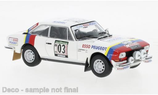 Modelauto Peugeot 504 Rallye Coupe V6 No.3 Rally WM Rally Cote d Ivoire 1978 1/43 IXO