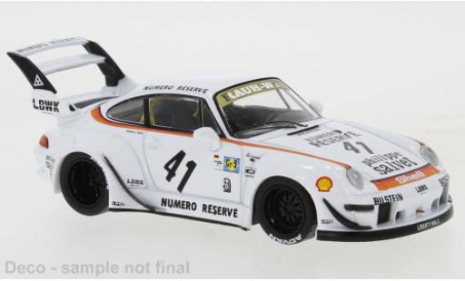 Modelauto Porsche 911 RWB LBWK wit/D&Atilde;&copy;corer 1/43 IXO