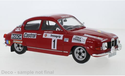 Modelauto Saab 96 Rally Sweden V4 No.1 WM Su&Atilde;&uml;de 1973 1/18 IXO