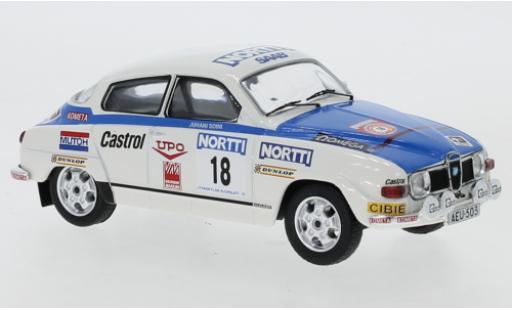 Modelauto Saab 96 1000 Lakes Rally V4 No.18 1976 1/43 IXO