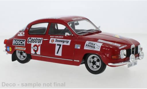 Modelauto Saab 96 Rally Sweden V4 No.7 WM Su&Atilde;&uml;de 1973 1/18 IXO