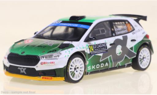Modelauto Skoda Fabia WRC2 No.24 Rally Monte Carlo 2023 1/43 IXO