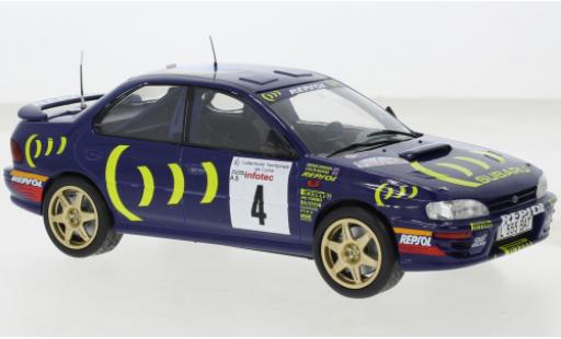 Modelauto Subaru Impreza 555 No.4 WRC Rally Tour de Corse 1995 1/24 IXO