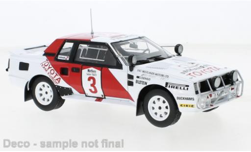 Modelauto Toyota Celica TA64 TwinCam Turbo No.3 Safari Rally 1985 1/24 IXO