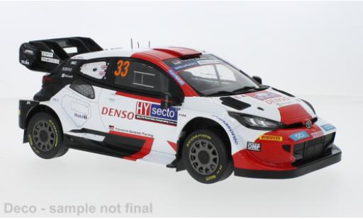 Modelauto Toyota Yaris Rally1 GR hybride No.33 Rally WM Rally Finland 2023 1/18 IXO