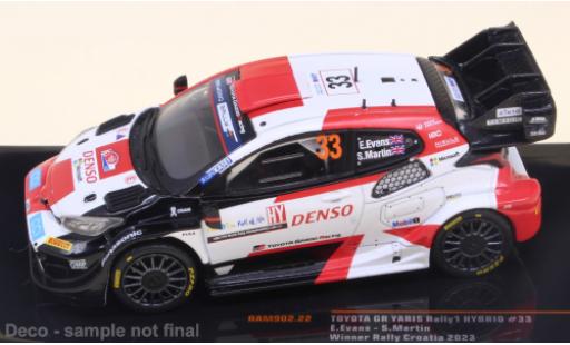 Modelauto Toyota Yaris WRC No.33 WRC1 Rally Croatia 2023 1/43 IXO